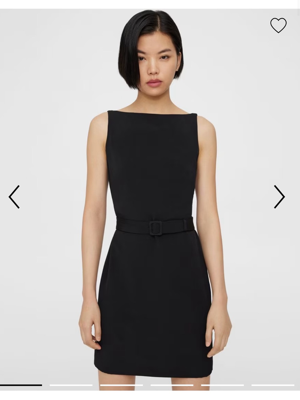 Theory Belted Sheath Dress in Viscose